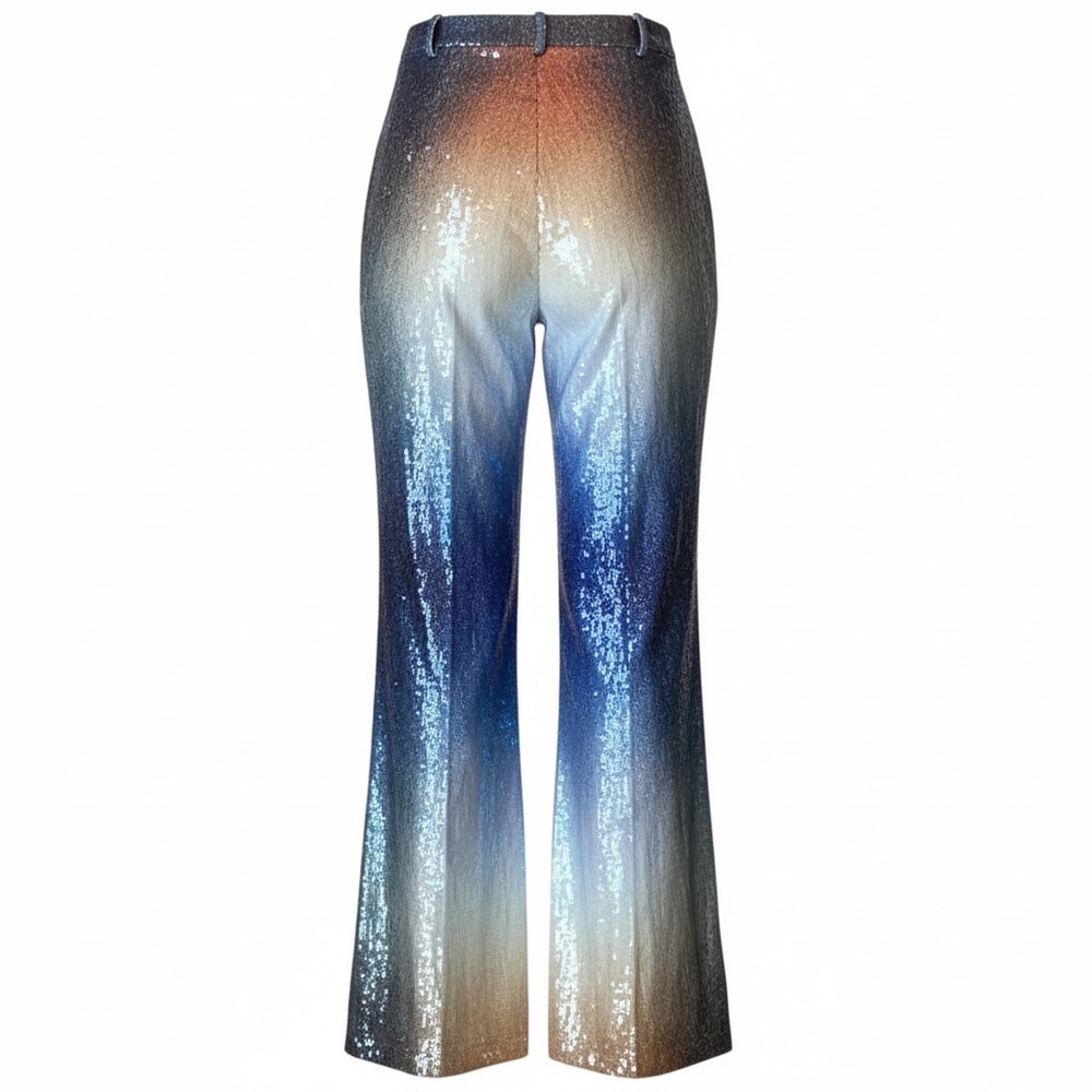 PRISCAVera Sequin Ombré Flare Pants size small - Picture 2 of 16